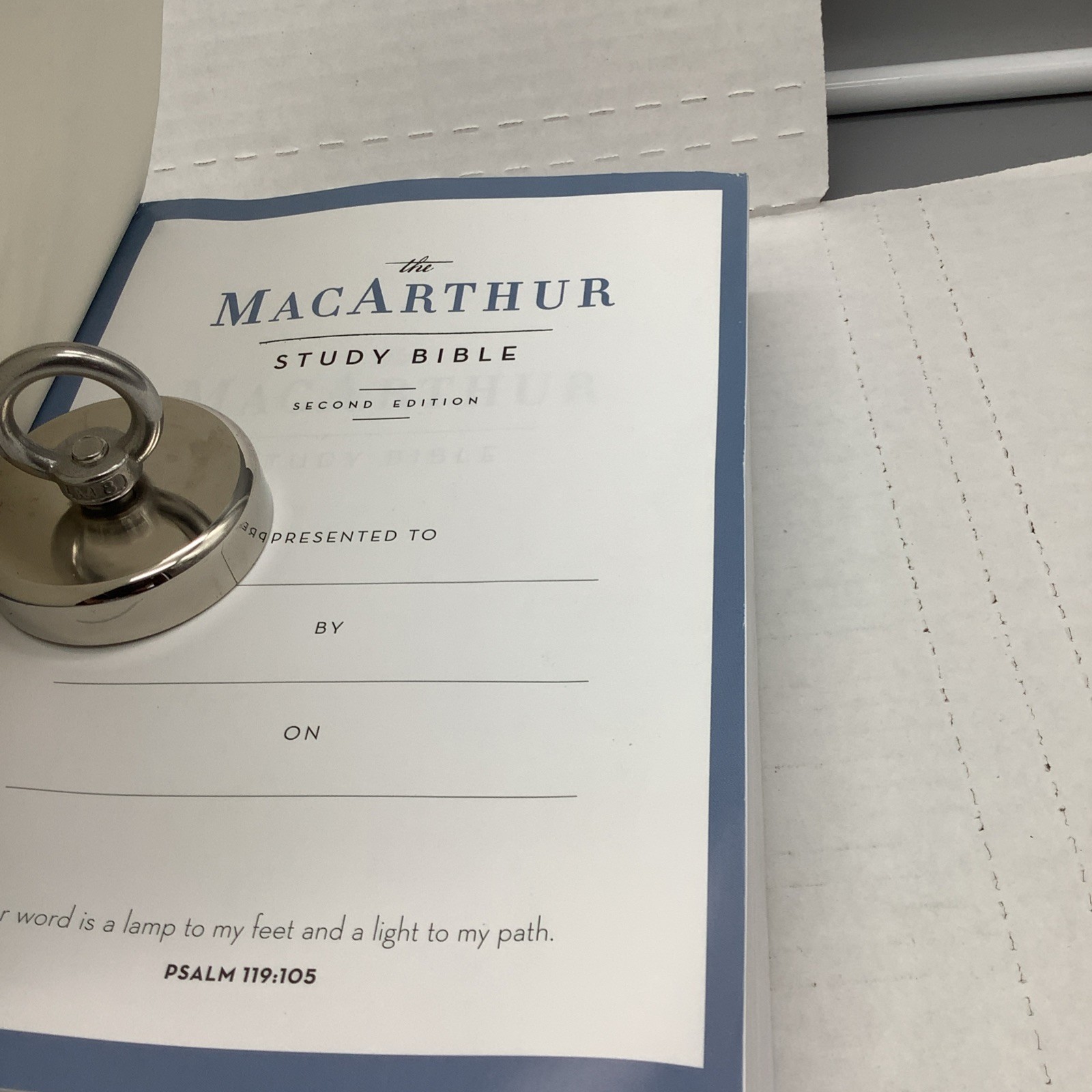 The MacArthur Study Bible Second Edition NASB by John MacArthur Paperback USED