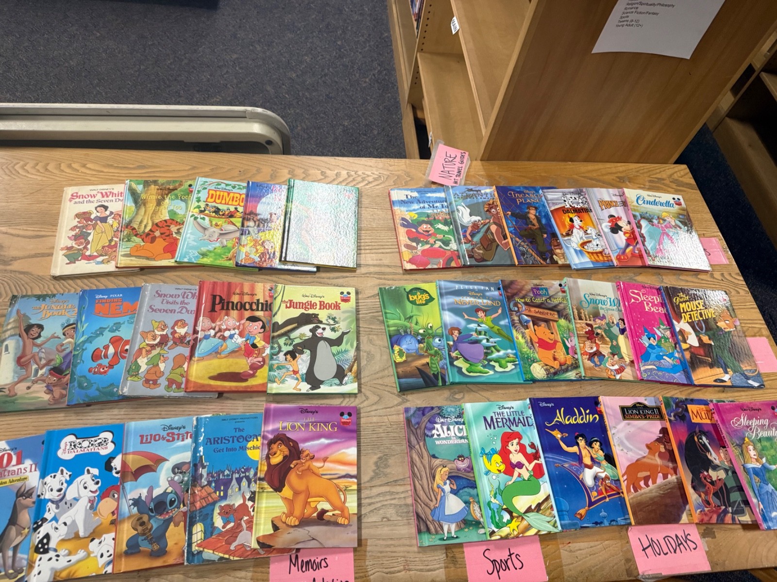 Lot of 33 Disney’s Wonderful World of Reading Hardcover Children’s Books