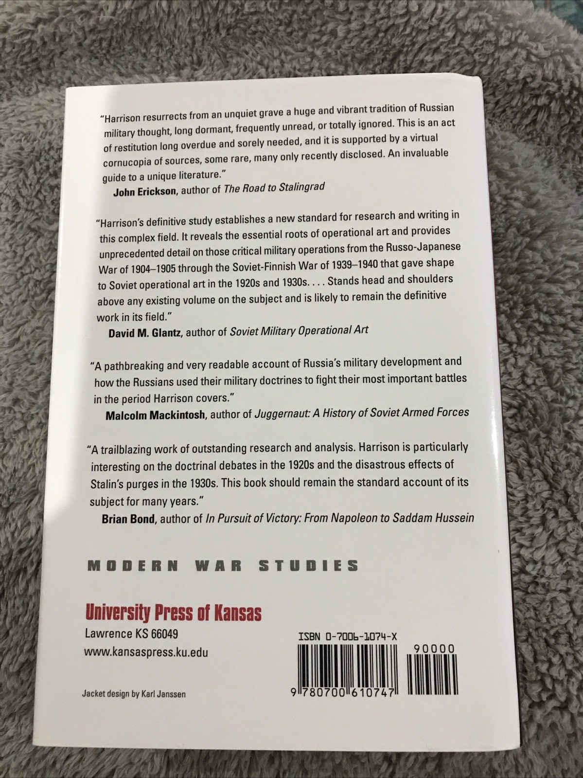 Richard W. Harrison The Russian Way of War (Hardback) Modern War Studies