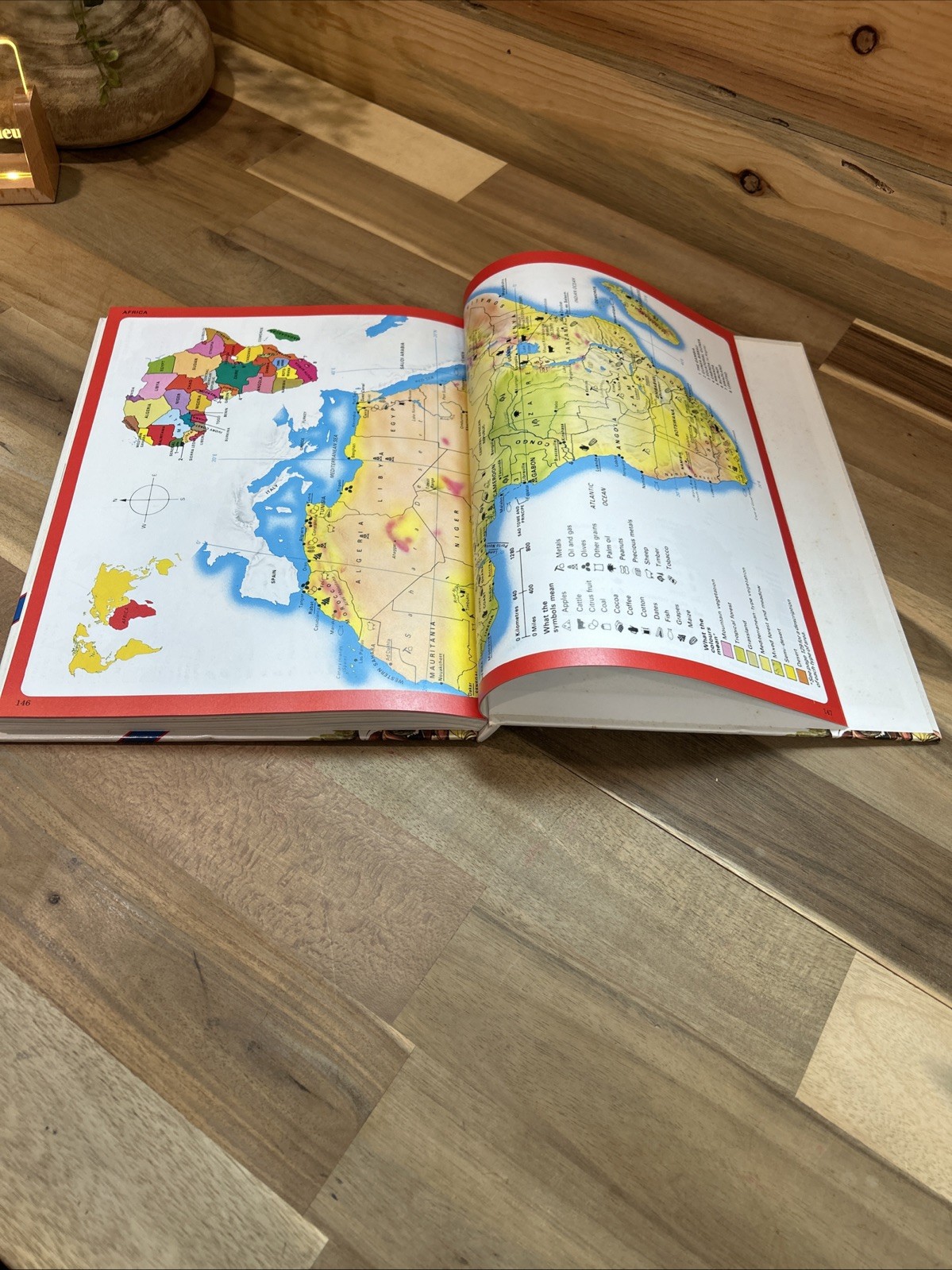 Usborne book of World Geography by Jenny Tyler (Hardcover) 1997 edition