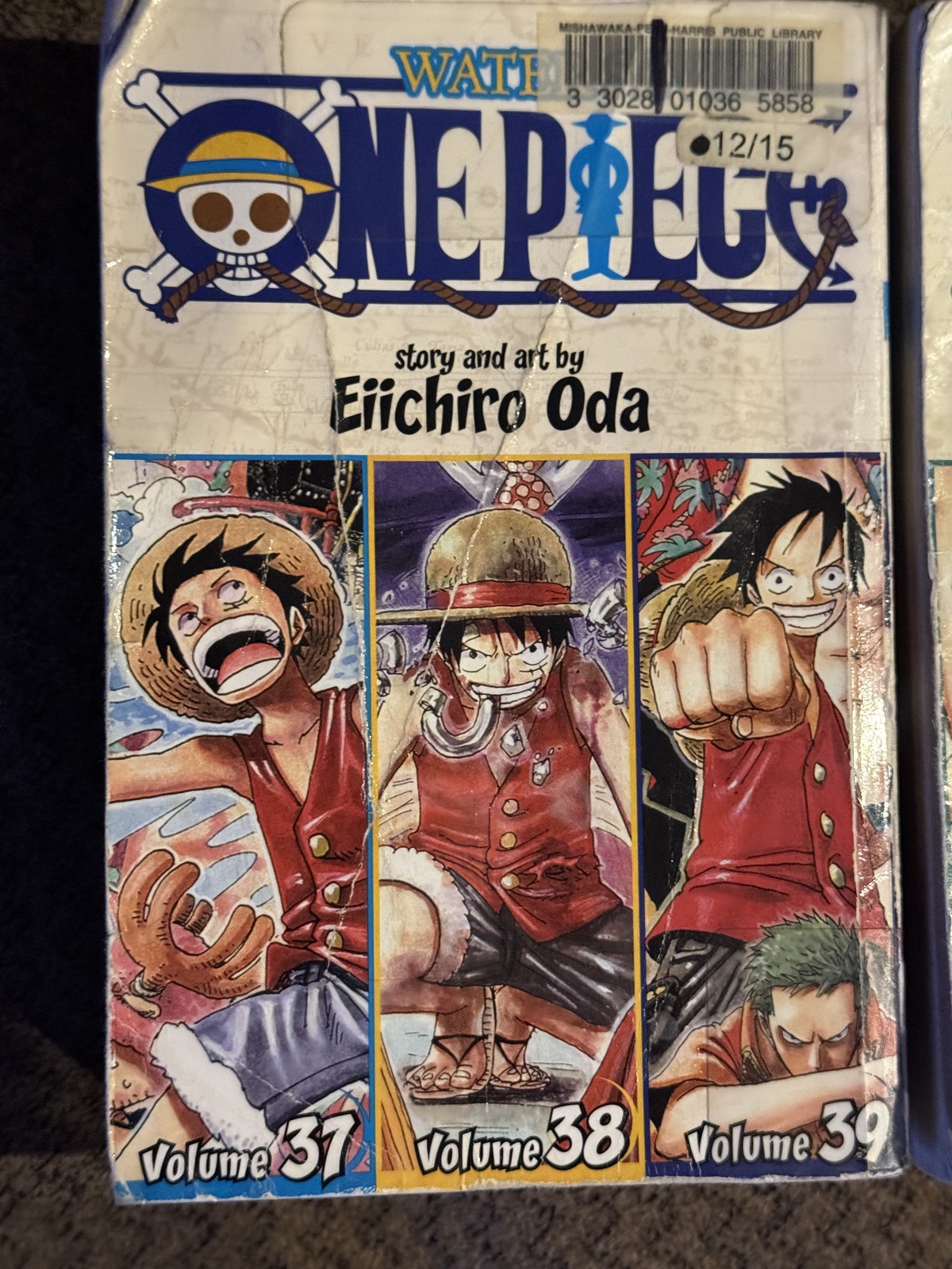 One Piece Manga Omnibus 3-in-1 Vol 25-27 & 37-39 Lot Eiichiro Oda VIZ Media