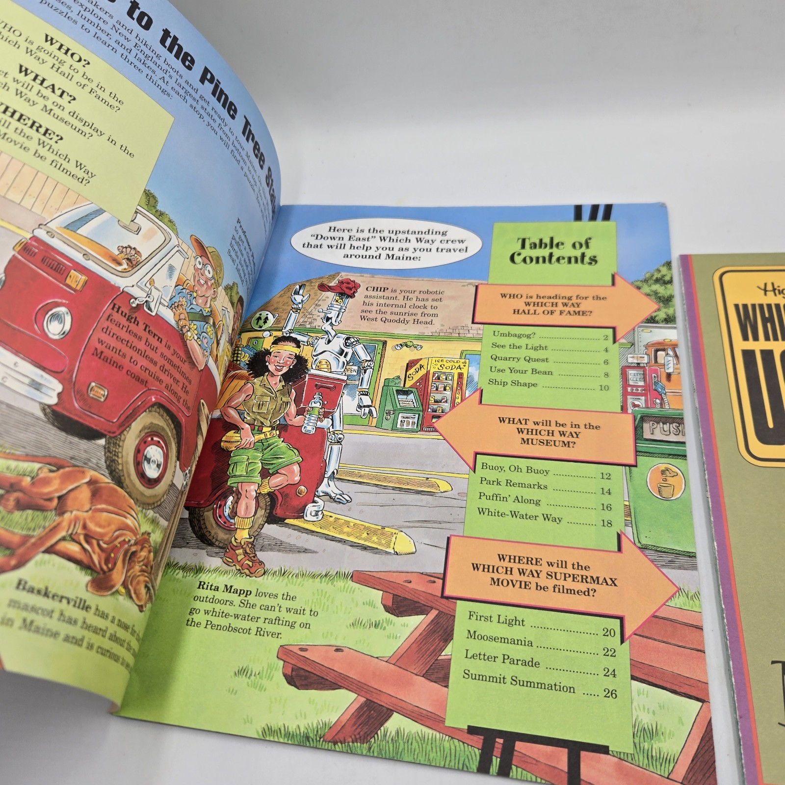 Highlights Which Way USA Maine Puzzle Book Fun Educational Activity New