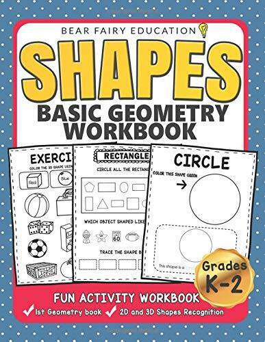 Shapes Basic Geometry Workbook Grades K-2 (Early Childho – ACCEPTABLE