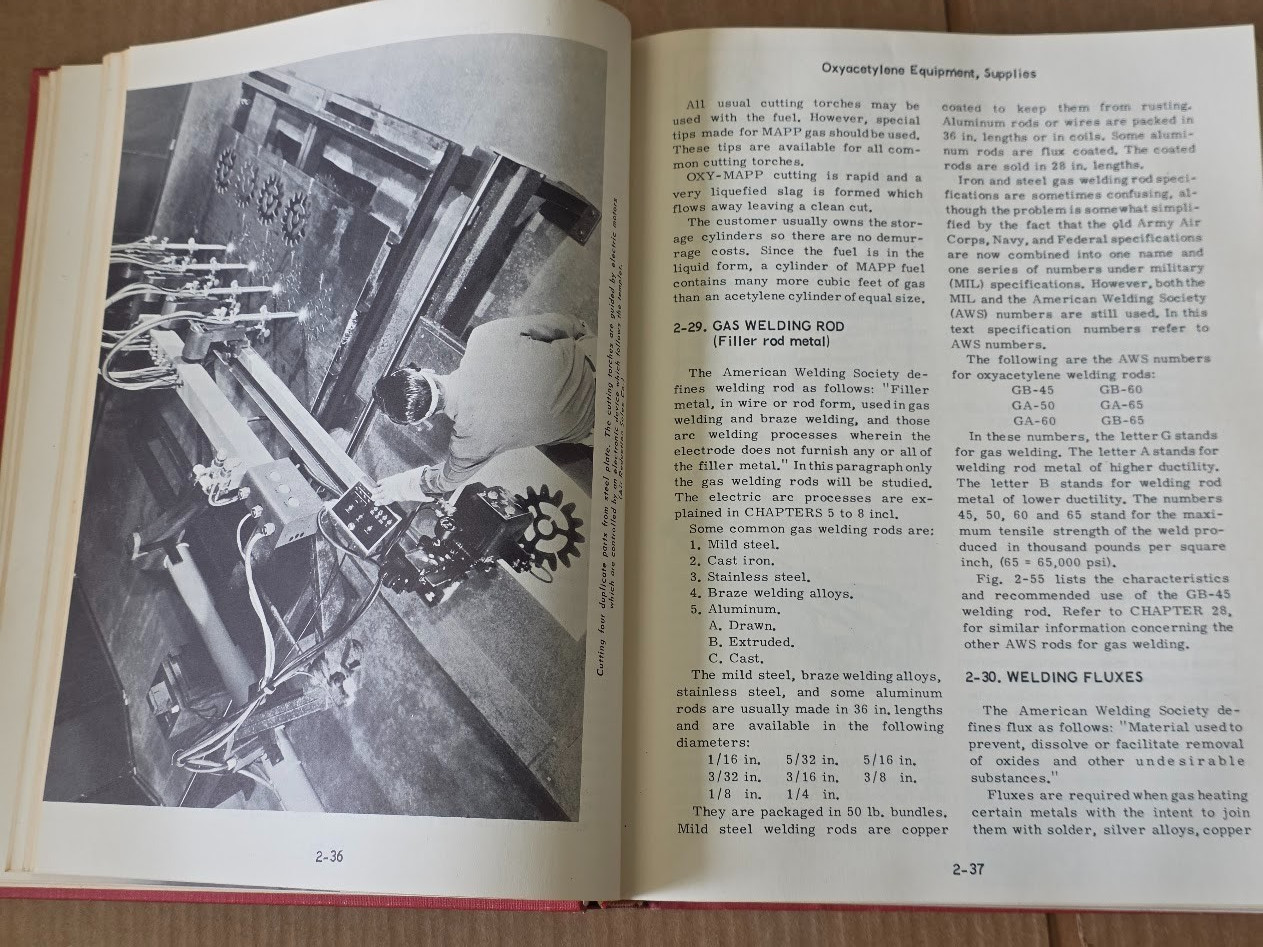 Vintage 1965 Modern Welding Complete Coverage of Welding one easy to use volume