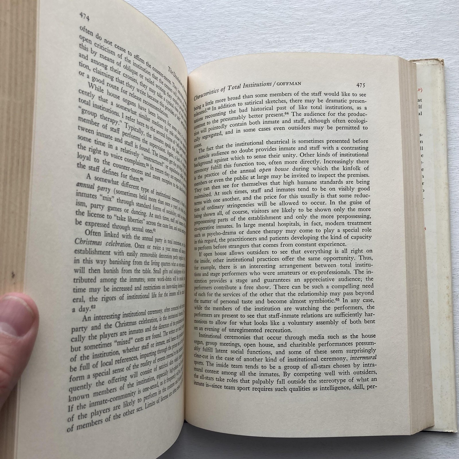 Vintage 1961 Identity And Anxiety Stein Vidich White HC DJ Free Press Sociology
