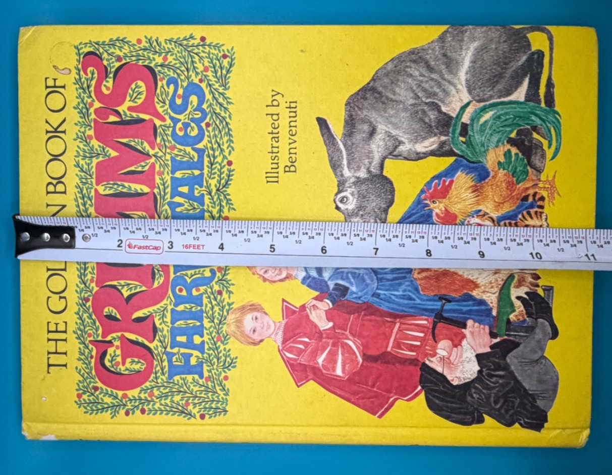 Grimm’s Fairy Tales 1977 Golden Book Deluxe Hardcover Benvenuti Illus 140 Pages