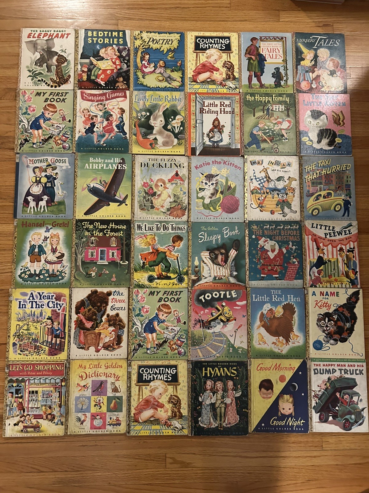 HUGE Little Golden Books Lot Of 146 – VINTAGE 1940’s to 1970’s editions RARE