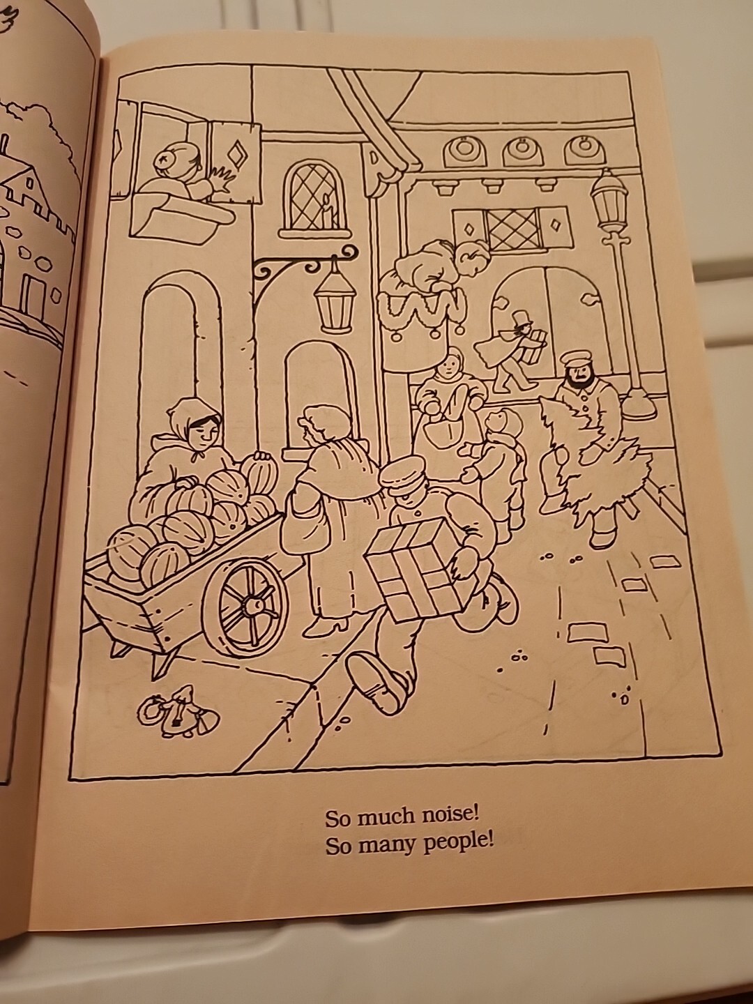 Meadow Mouse City Christmas ,A Story To Color, Coloring Book,By Random House