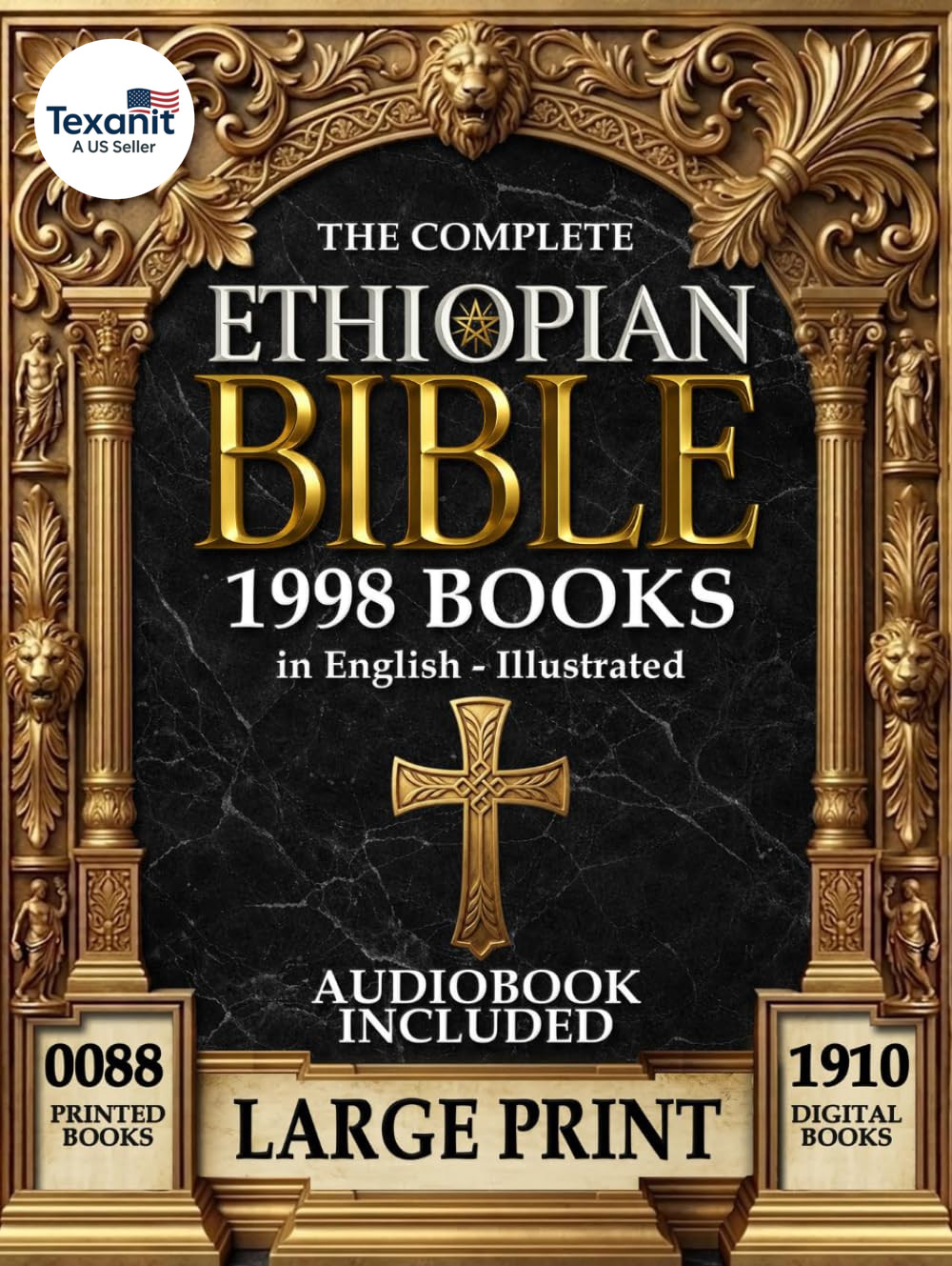THE COMPLETE ETHIOPIAN BIBLE in English – LARGE PRINT: (Illustrated, Audiobook I