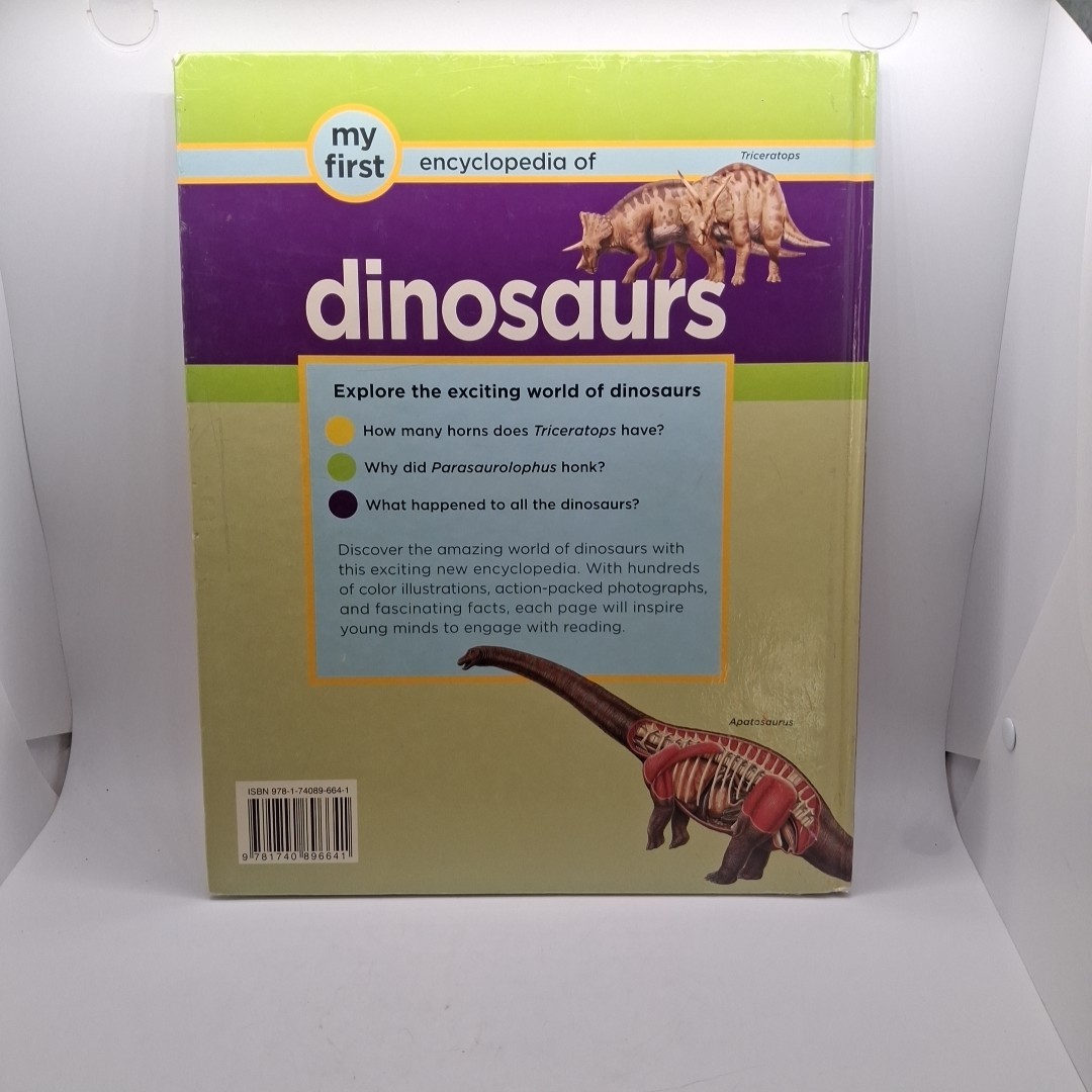 MY FIRST ENCYCLOPEDIA OF DINOSAURS by denise-ryan Book The Fast Free Shipping