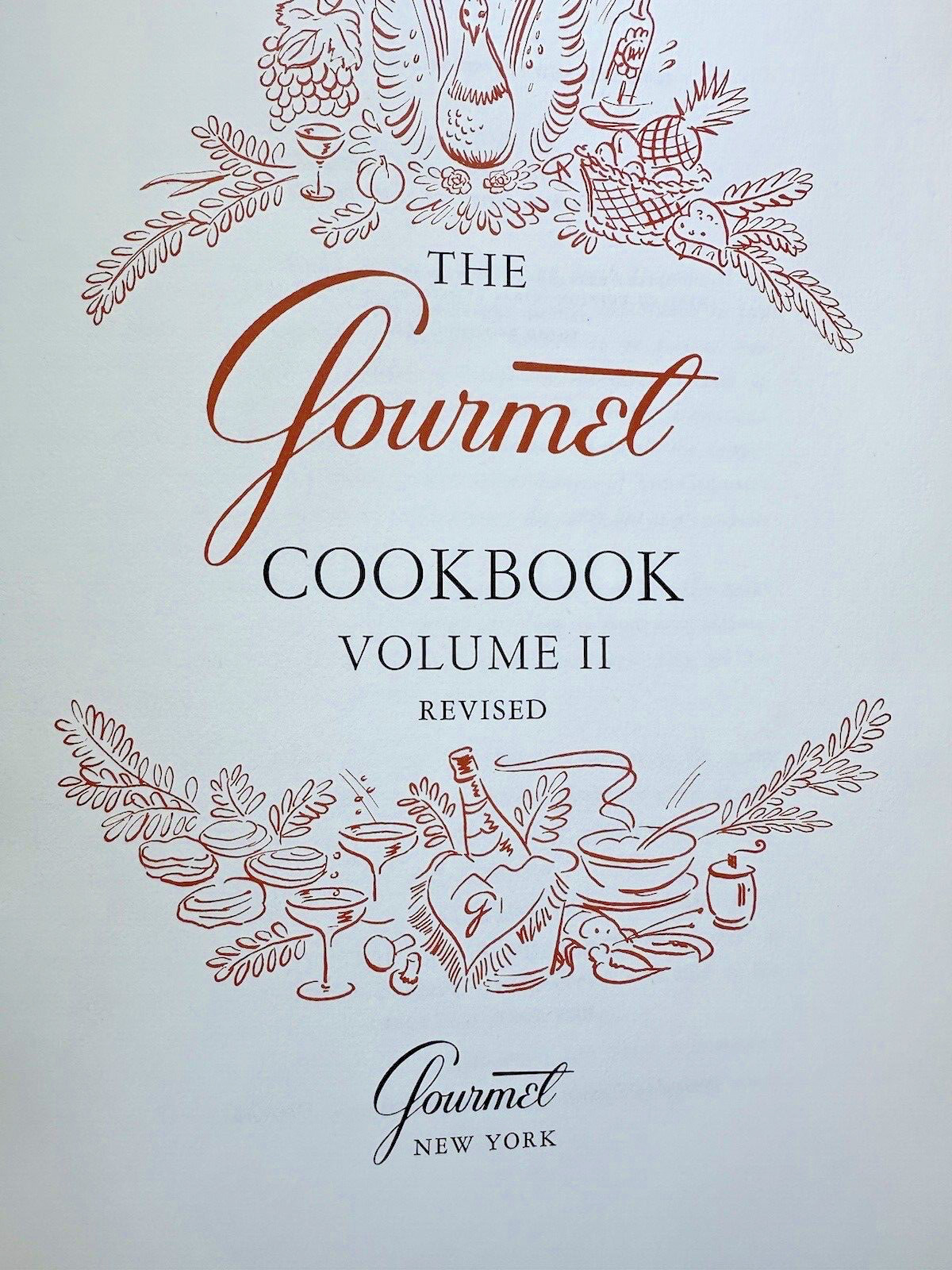 The Gourmet Cookbook Revised: Volume 1 and 2 Set Hardcover Boxed 1971 Vintage