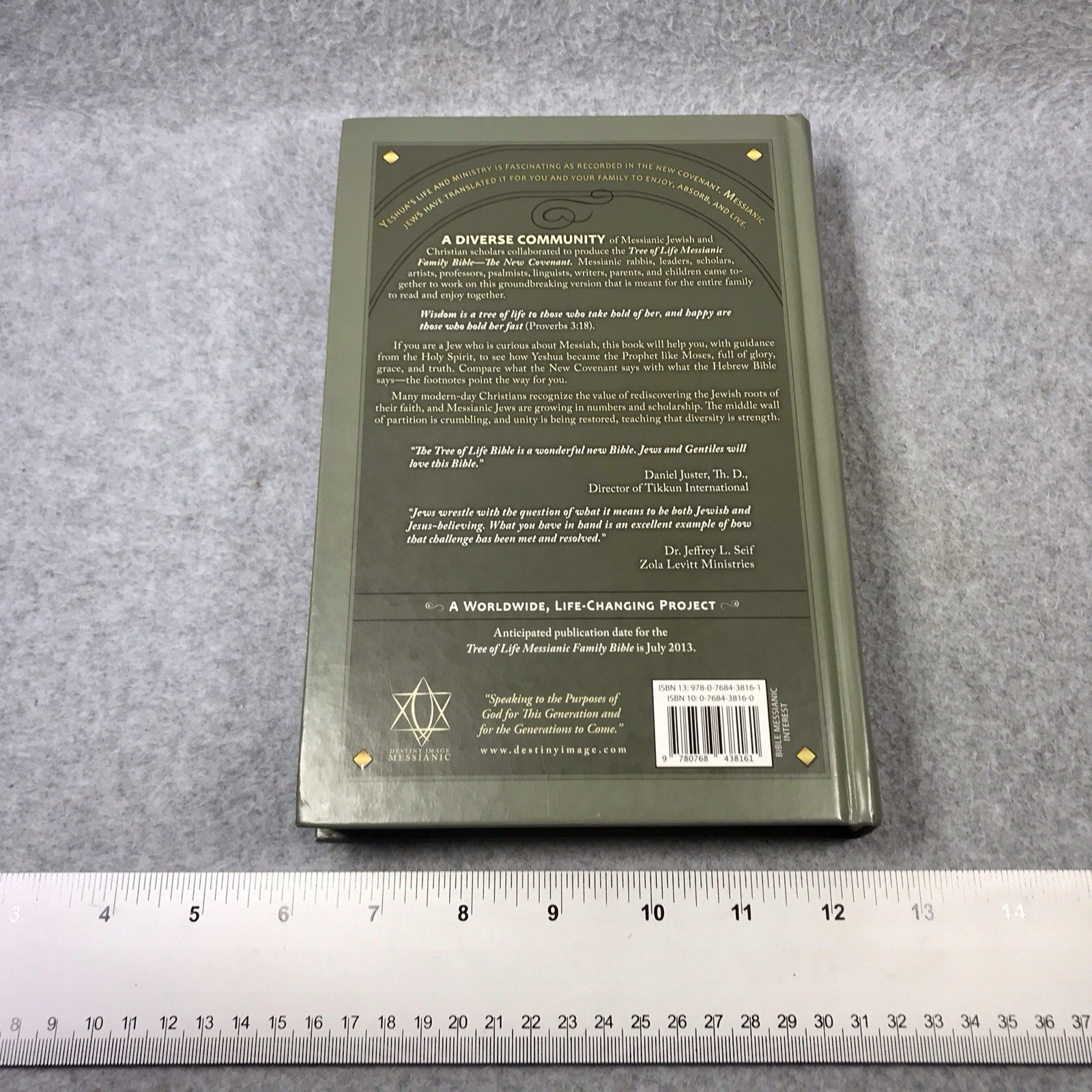 Tree of Life Bible: The New Covenant by Messianic Jewish Family Bible Hardcover