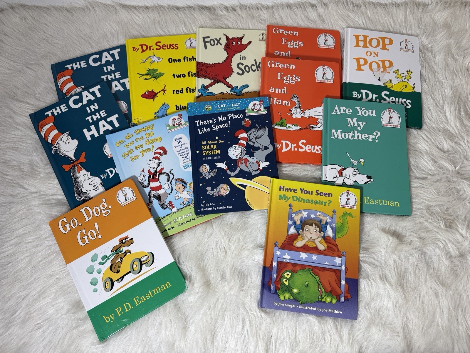 Lot Of 12 Cat In The Hat Hardcover Kids Children’s Books Dr Seuss Very Good