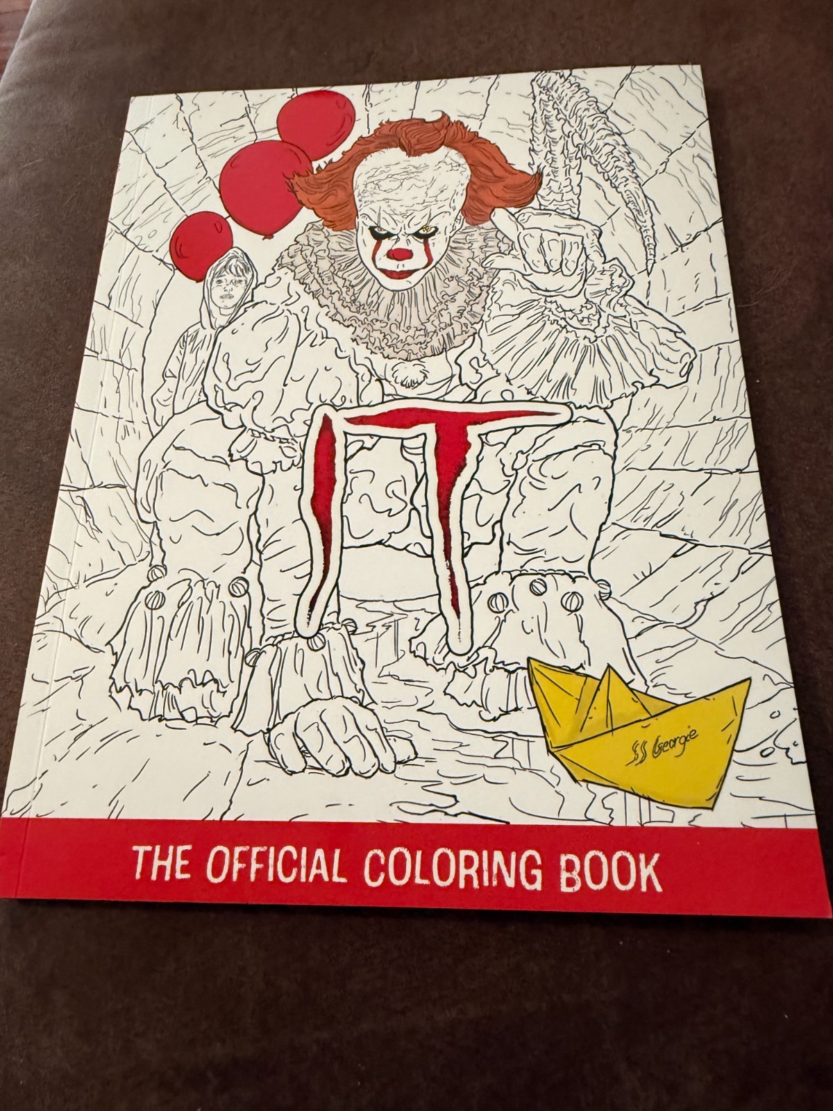It Official Coloring Book 60 pages Stephen King Horror