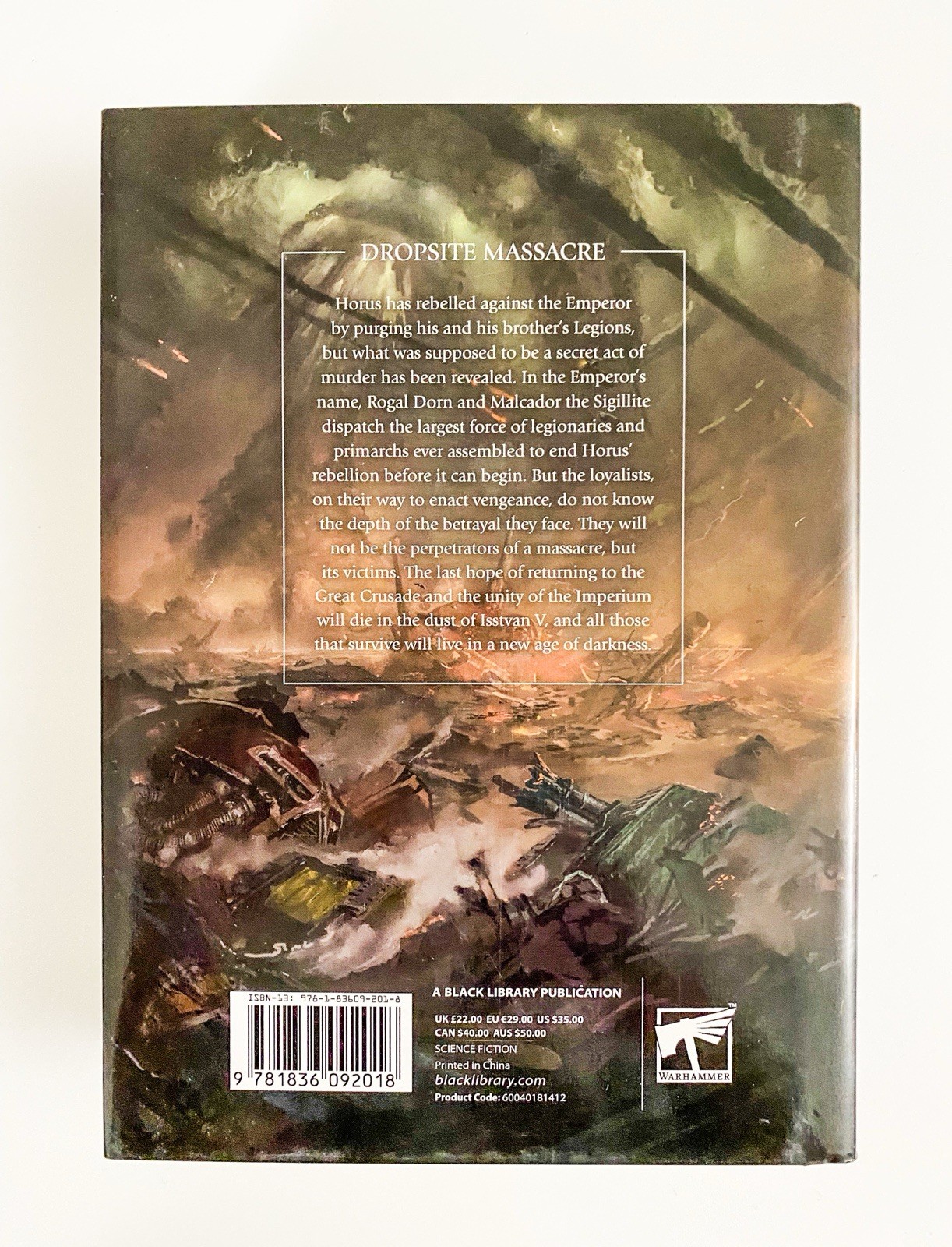 Dropsite Massacre Warhammer The Horus Heresy New Unread (Please Read)