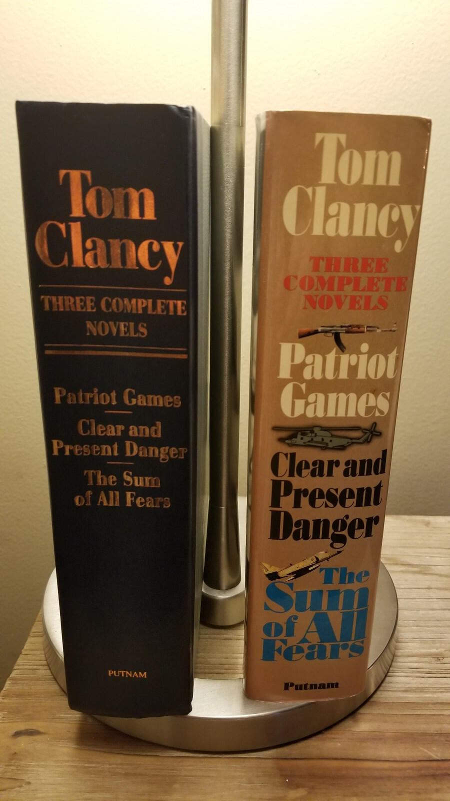 Tom Clancy 3 Bk Combo – Sum All Fears, Patriot Games & More 1st & 1st HB DJ VGC!