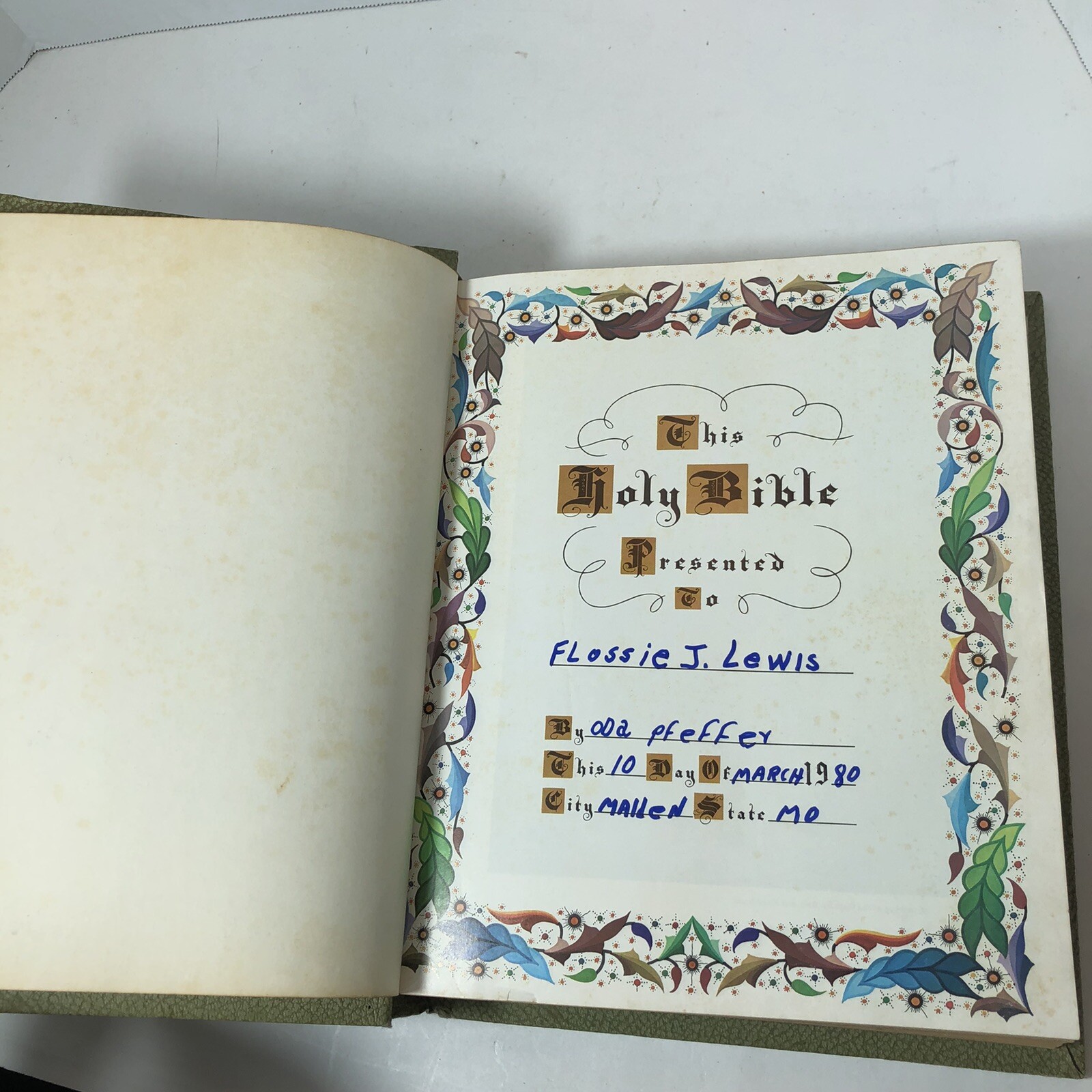 Holy Bible Family Heirloom Master Reference Edition Red Letter 1971 KJV E2