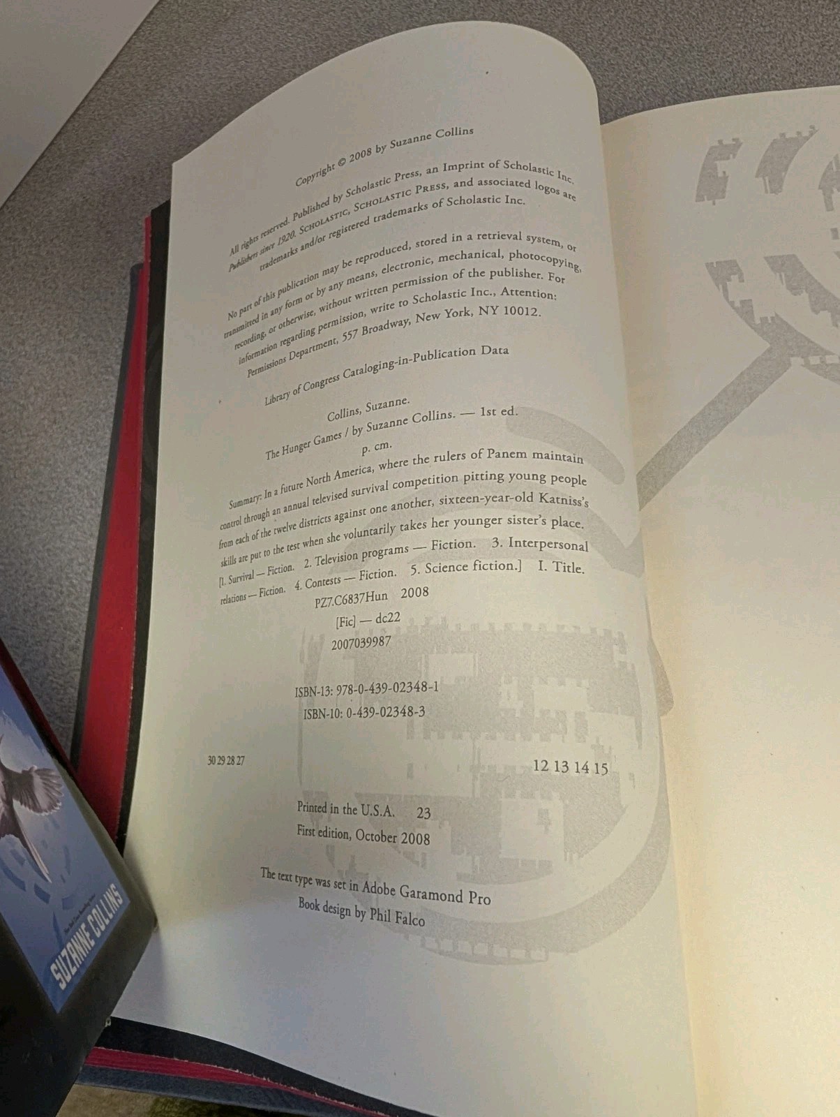 Hunger Games Trilogy HC Box Set. Complete Books, Vol 1 Missing Dust Jacket.