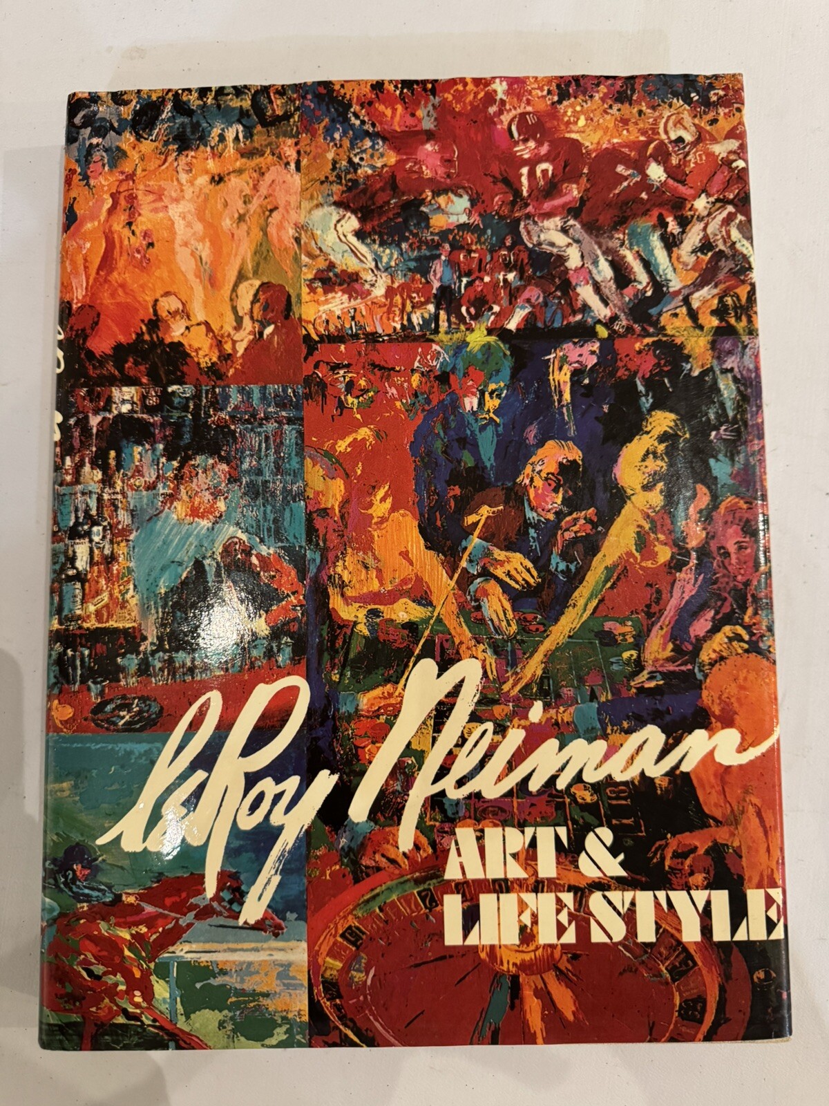 Signed 1974 LeRoy Neiman Art & Lifestyle 1st Printing With Sketch