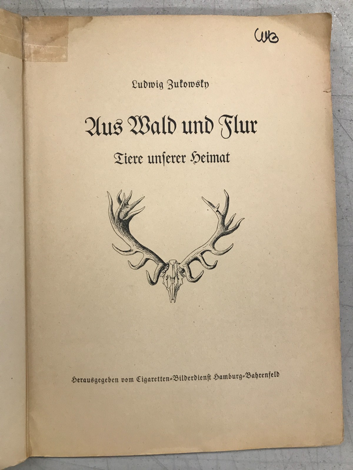 Aus Wald Und Flur – Two German Books 1937/1938 Plants and Animals, Set of 2 E-77