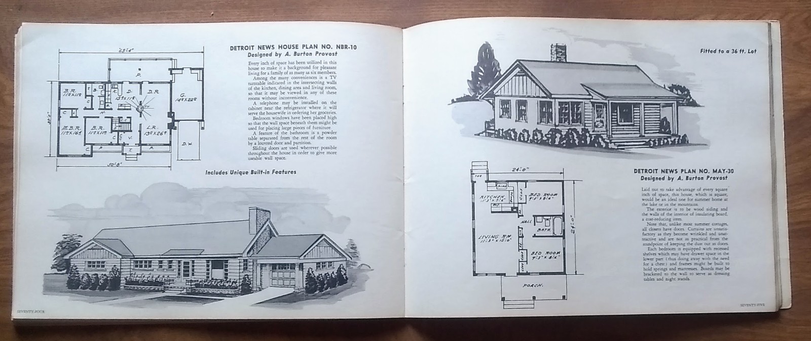 Vintage Book 103 Most Popular Detroit News House Plans Michigan Architecture