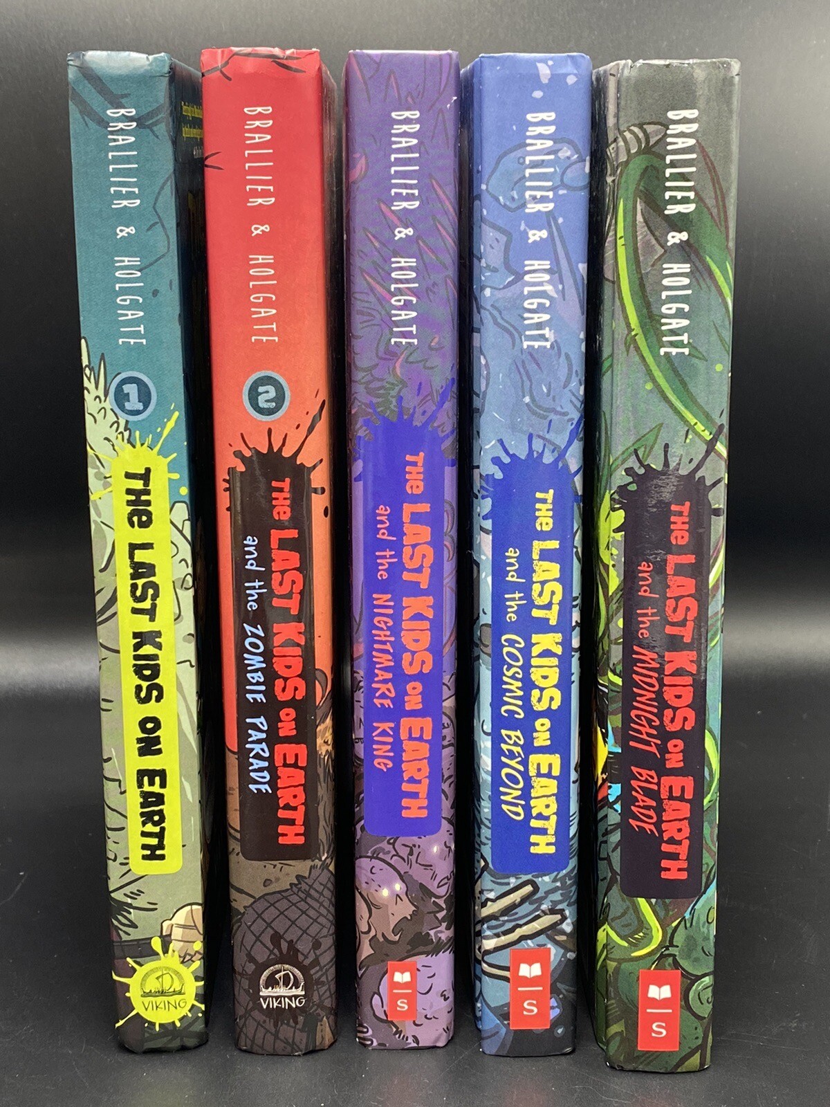 The Last Kids on Earth 5 Hardcover Books Set 1 2 3 4 & 5 Netflix Max Braillier