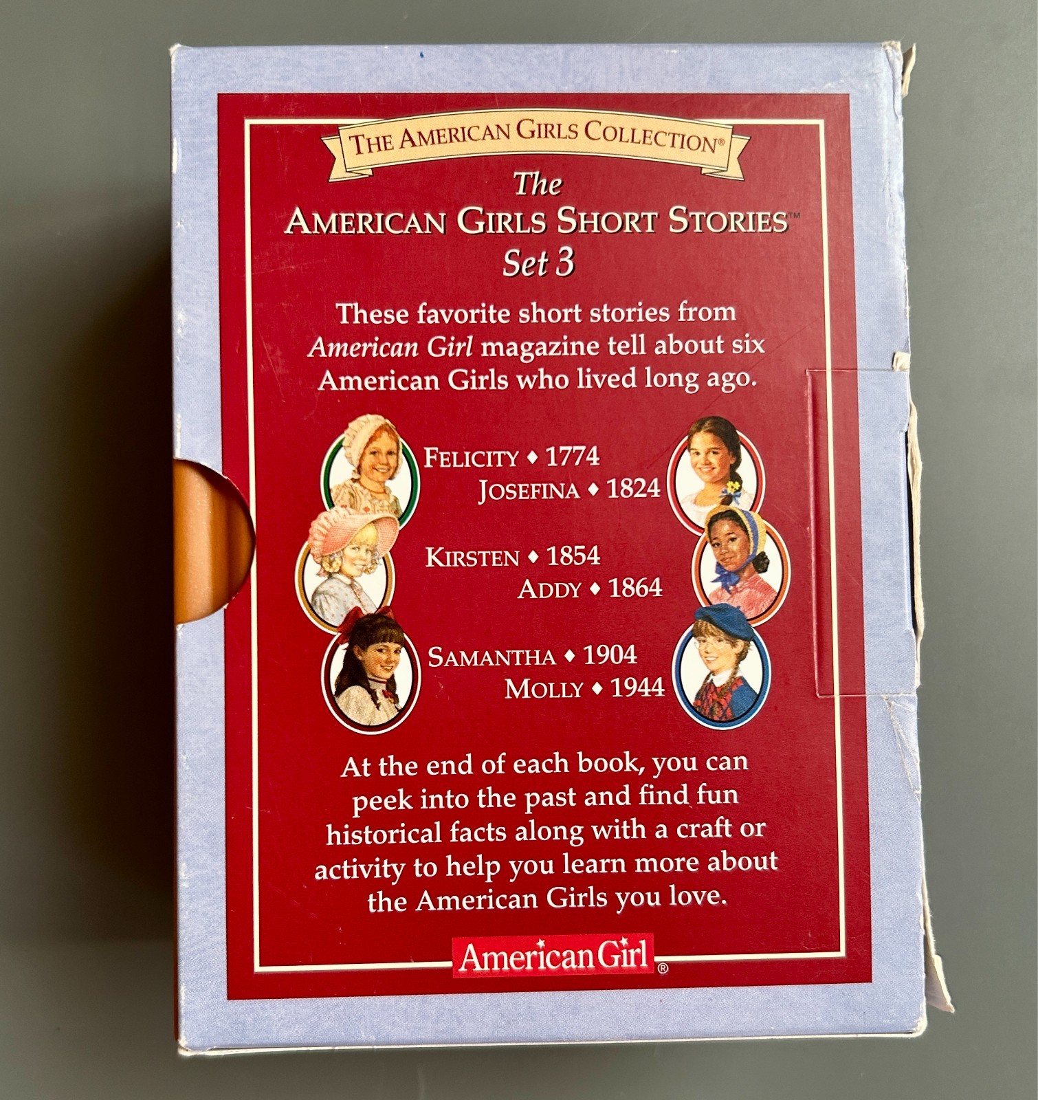 The American Girls Short Stories Set 3 – 6 Hardcover Books – Very Good -Slipcase