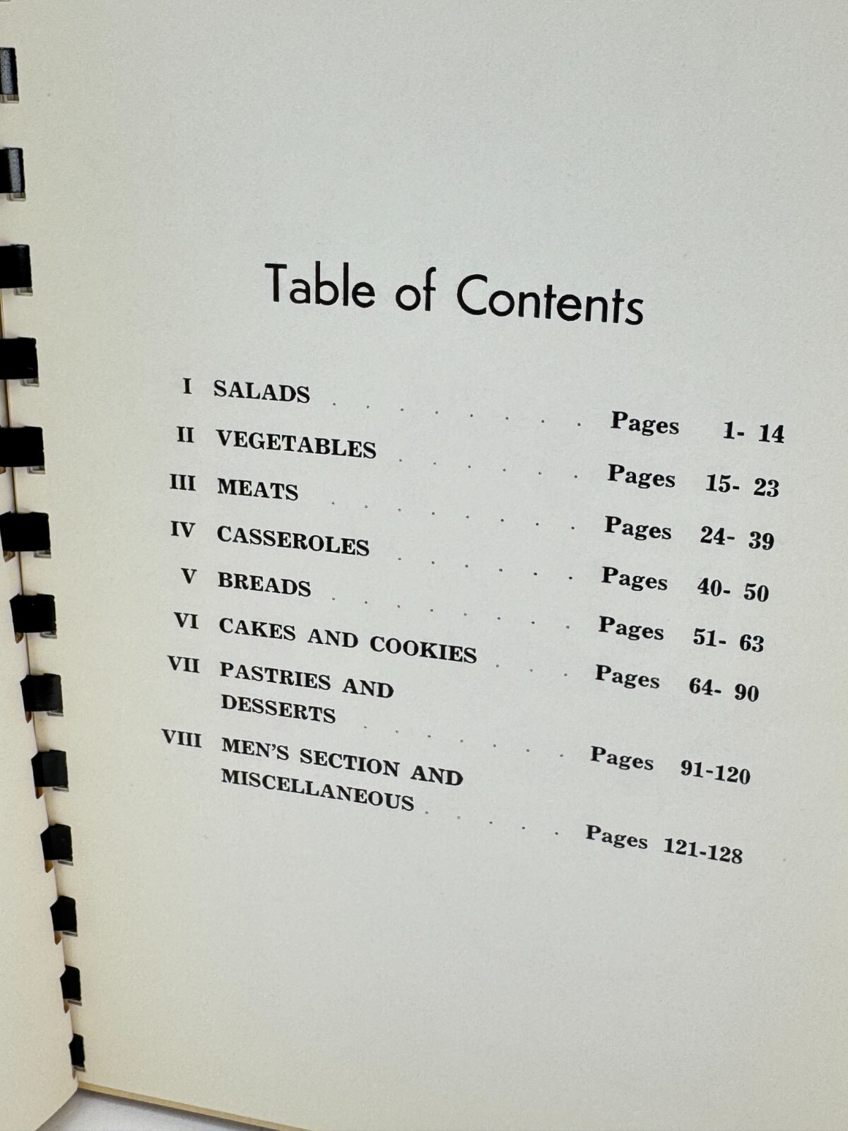 Pantry Treasures recipes Cookbook Spiral tab bound 125 Pages St. Albans Sussex