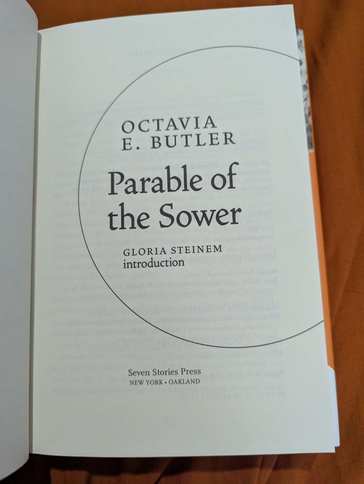 Octavia Butler Parable of the Sower; Parable of the Talents 2 Volumes 2016