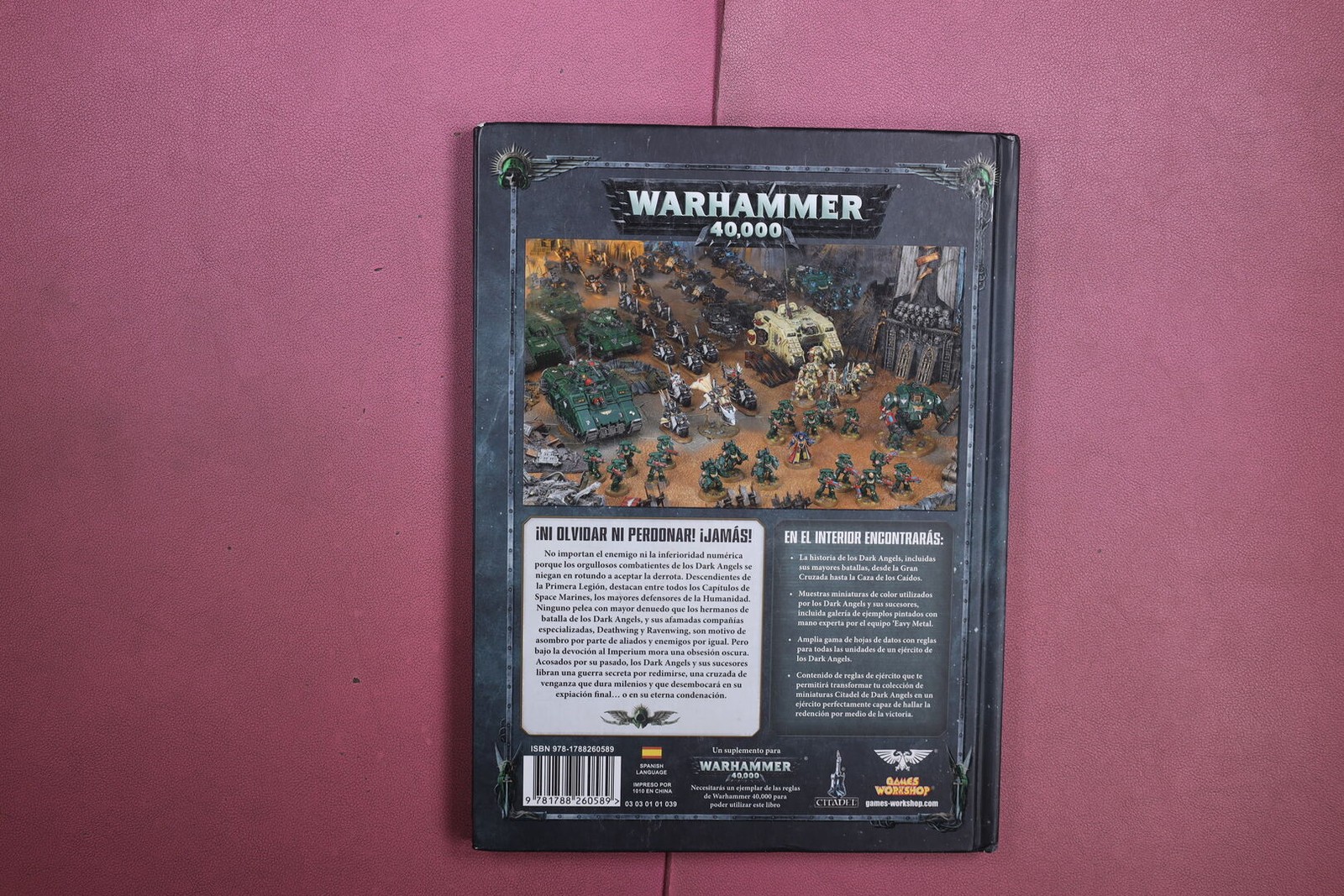 422149 WARHAMMER 40,000 CODEX ADEPTUS ASTARTES DARK ANGELS Games Workshop HC