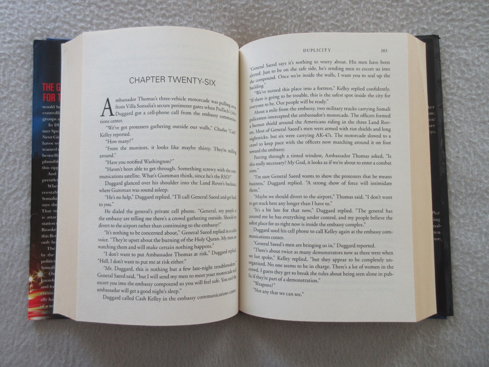 *SIGNED* Newt Gingrich DUPLICITY Hardback/Dust Jacket 1st Edition/1st Printing