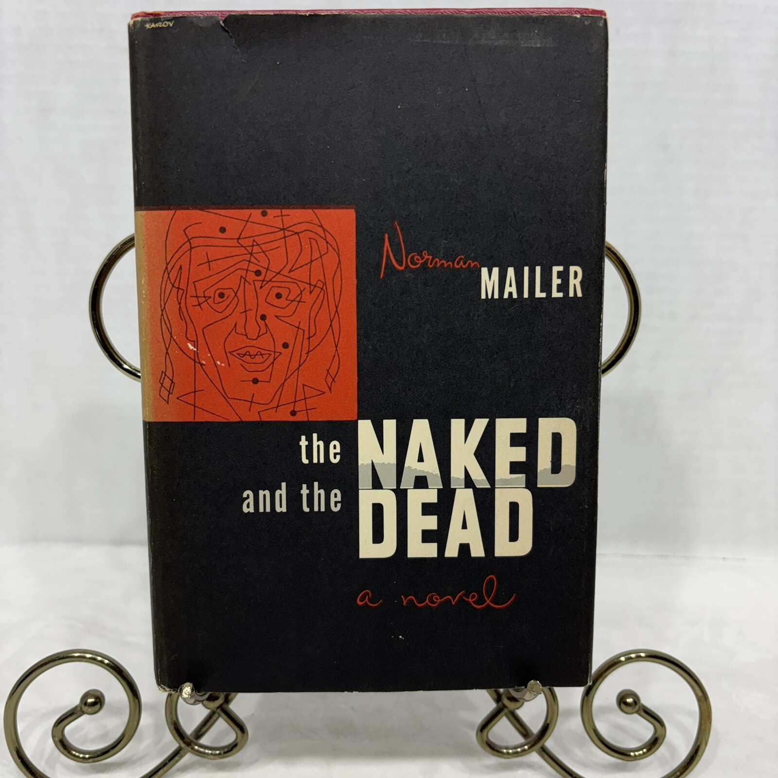 The Naked & the Dead by Norman Mailer 1948 Book Club Ed Hardcover Dust Jacket