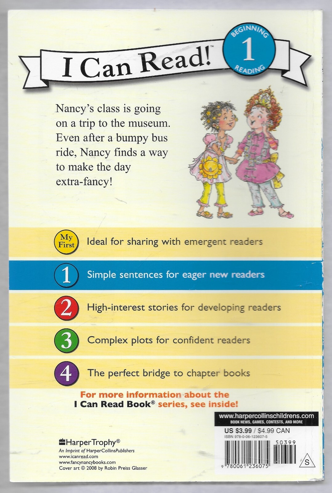I Can Read Level 1 Ser.: Fancy Nancy at the Museum by Jane O’Connor (2008)