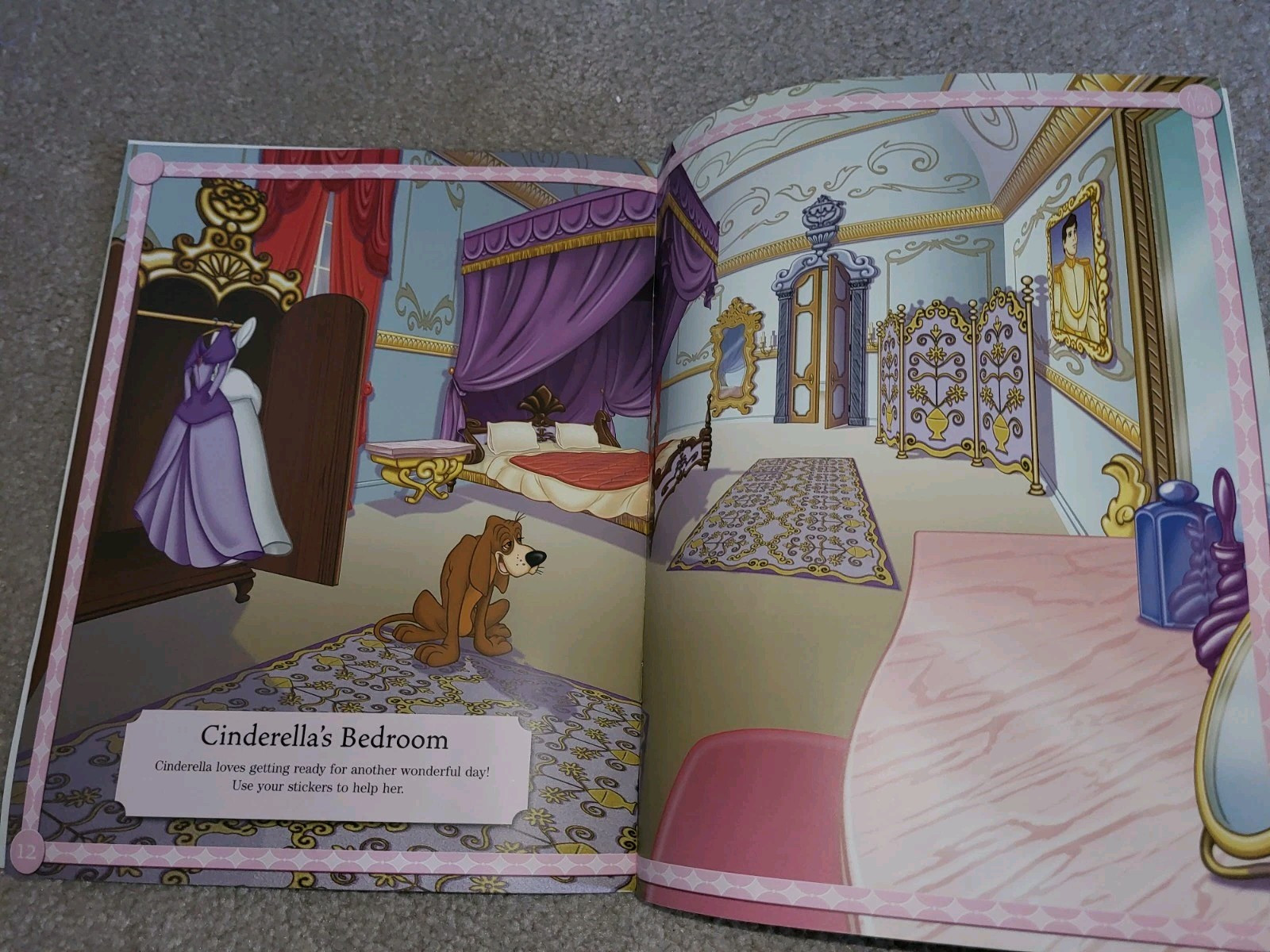 Disney Princess Dream Castle With Reussble Stickers 16 Pages