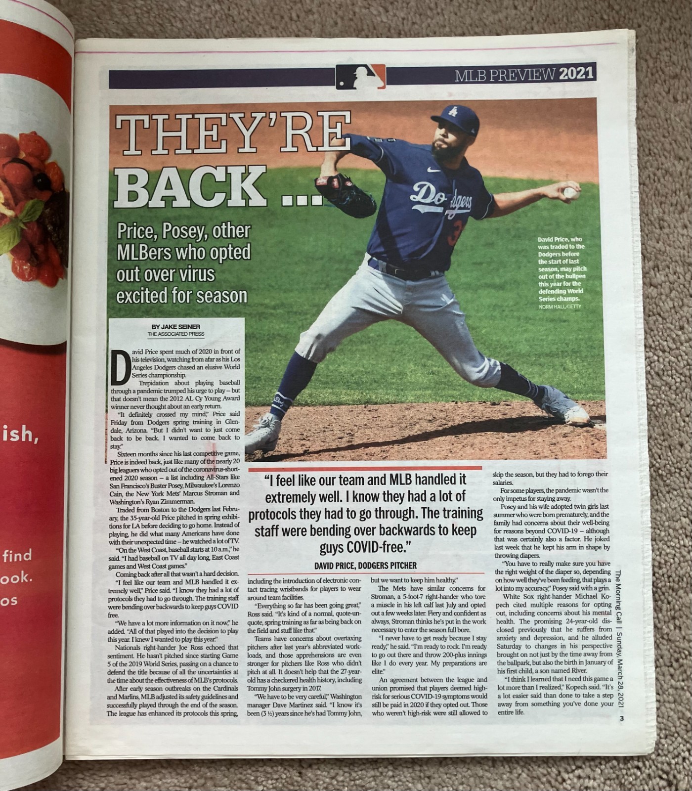 2021 MLB Philly area Section All the teams players, previews, & predictions