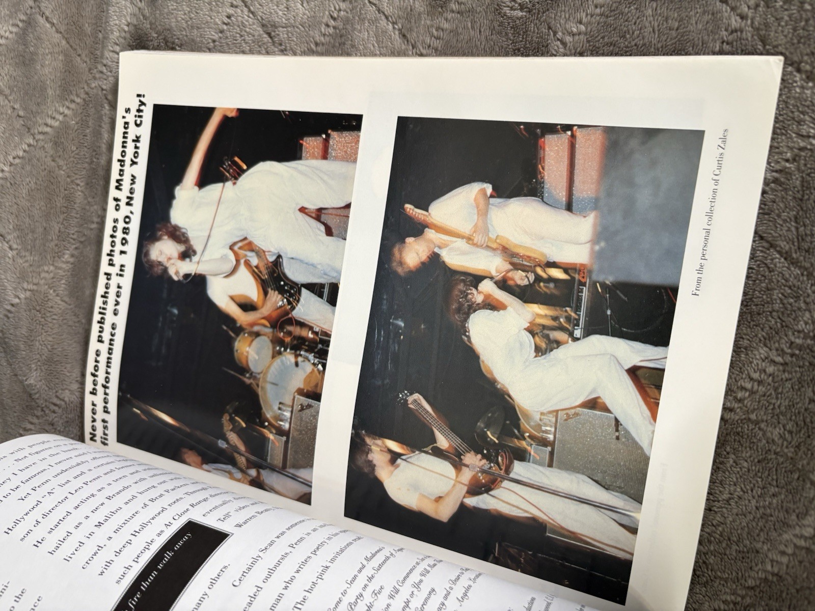 The Madonna Scrapbook by Lee Randall PB 1992 1st Edition 1st Printing VG+