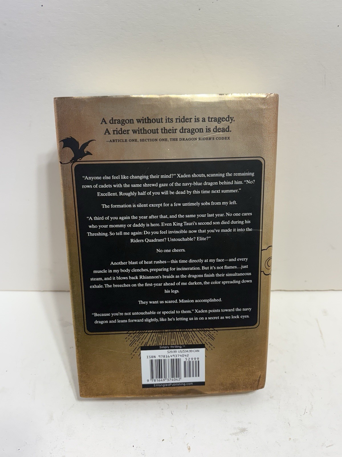 Rebecca Yarros Fourth Wing 2023 Hardcover First Edition