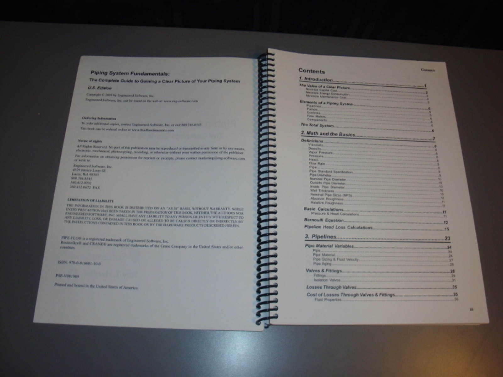 Piping System Fundamentals Complete Guide Spiral Bound US Edition Ray Hard ESI