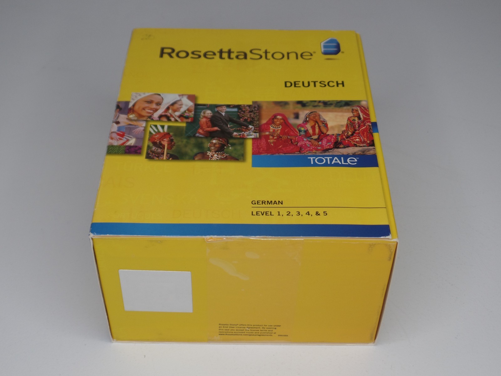 Rosetta Stone German Deutsch Level 1,2,3,4,5 Disc Set with Headphones New Unused