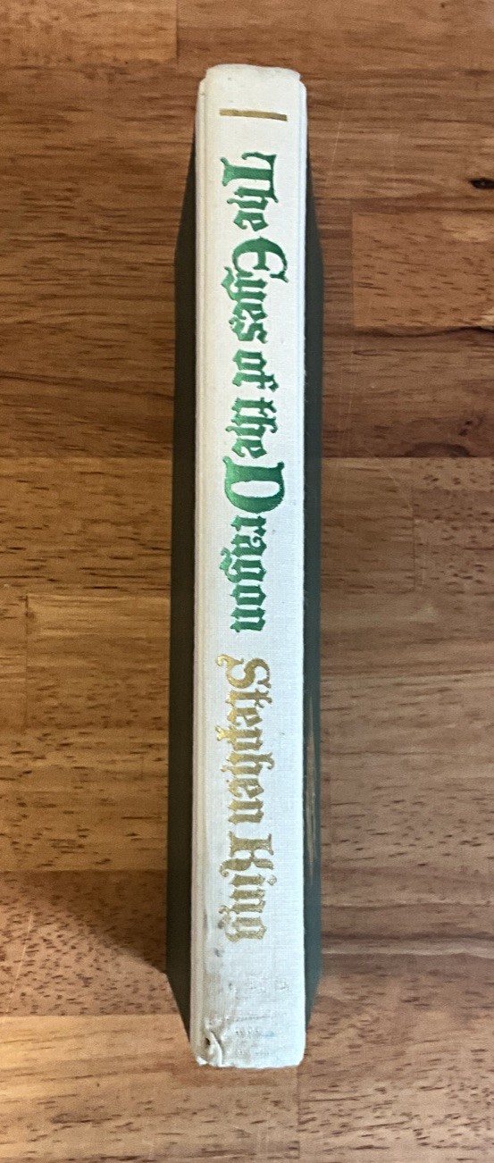 THE EYES OF THE DRAGON – Stephen King (1987, Hardcover 1st ) Gutter Code MP3Y