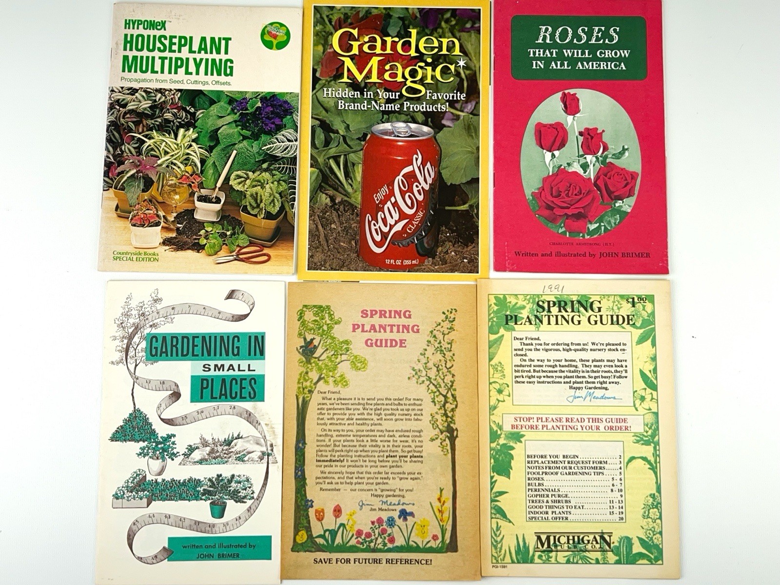 Lot of Gardening Plants Flowers Booklets and Pamphlets