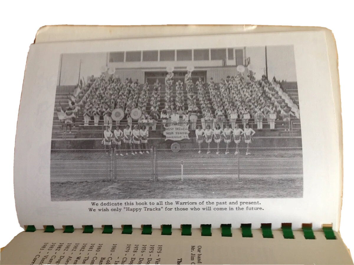 1984 WEST IREDELL HIGH SCHOOL WARRIOR BAND COOKBOOK, STATESVILLE, NC