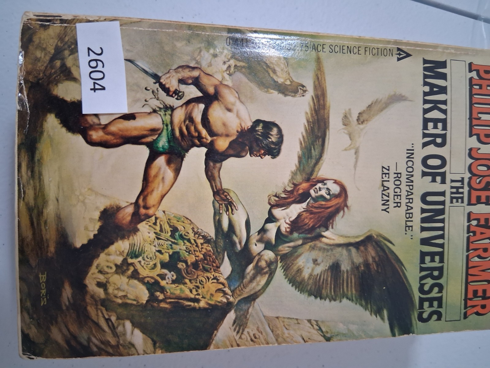 Vintage Lot of 5 Science Fiction/Fantasy Books by Philip Jose Farmer bc25 2604