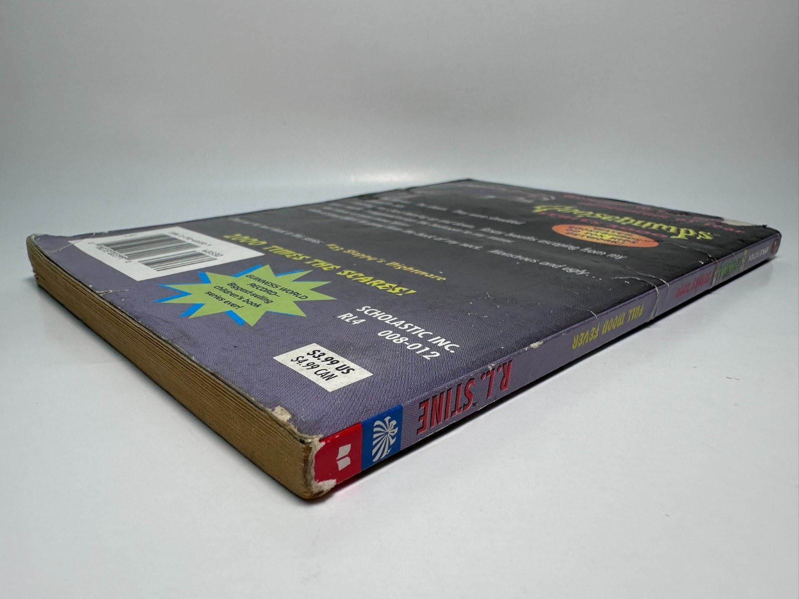 1st Print #22 Full Moon Fever Goosebumps Series 2000 RL Stine Book – BARGAIN BIN
