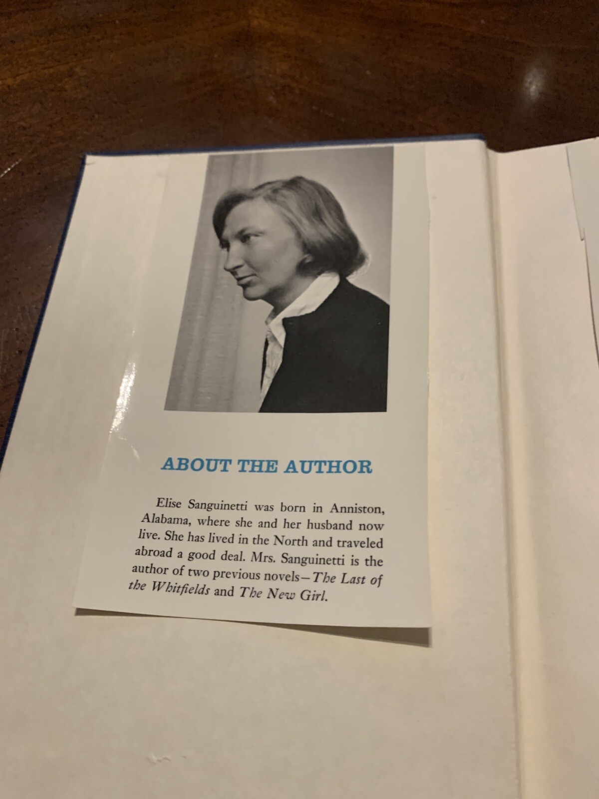 The Dowager: By Sanguinetti, Elise 1968 Hardcover