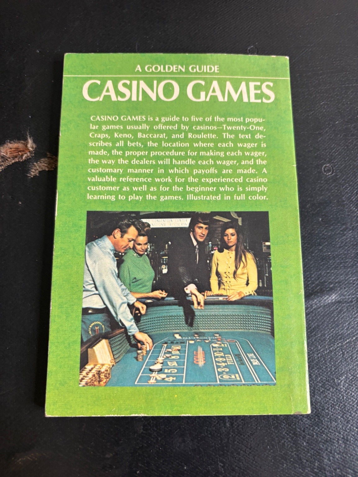 Casino Games Allan Friedman 1973 Golden Guide Illustrated Golden Press