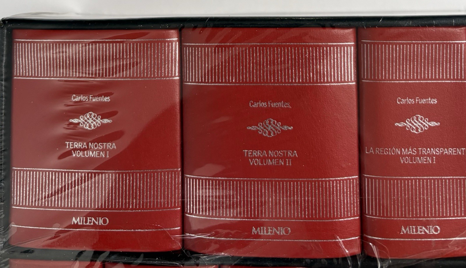 Carlos Fuentes Milenio Complete Book Set Sealed Spanish Collection Rare HTF OOP
