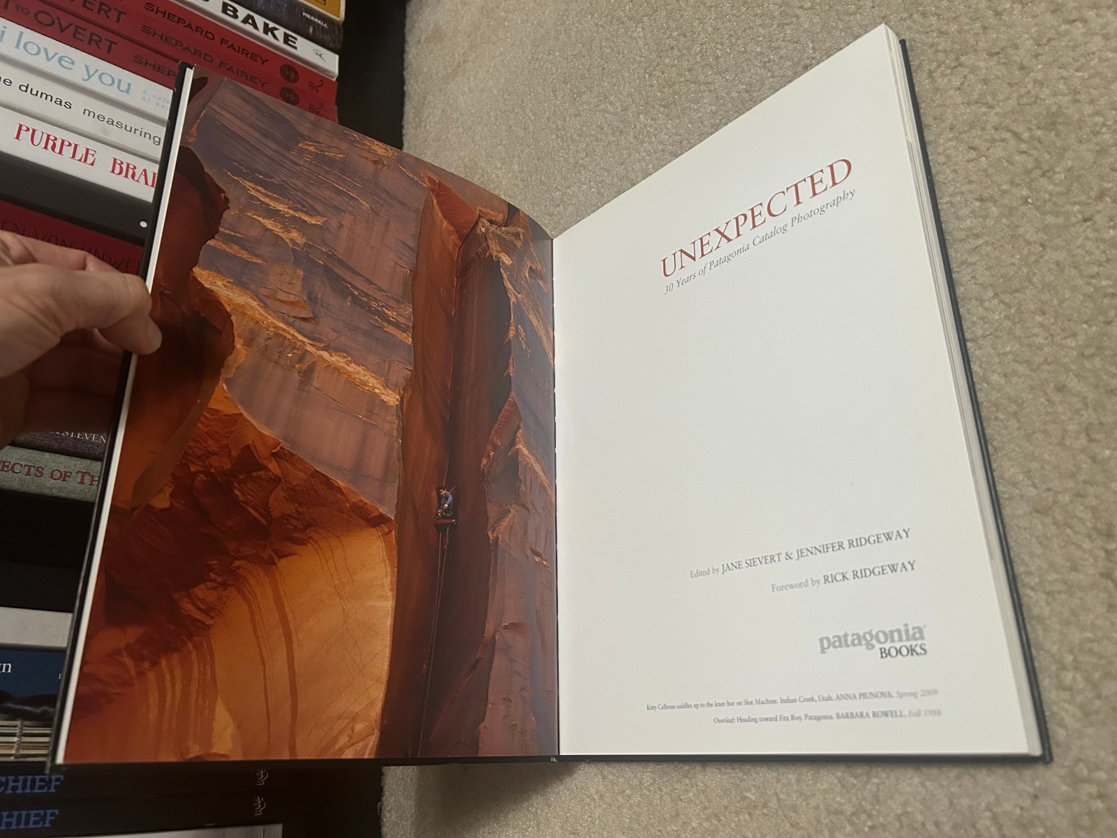 Unexpected: A Retrospective of Patagonia’s Outdoor Photography PHOTO BOOK