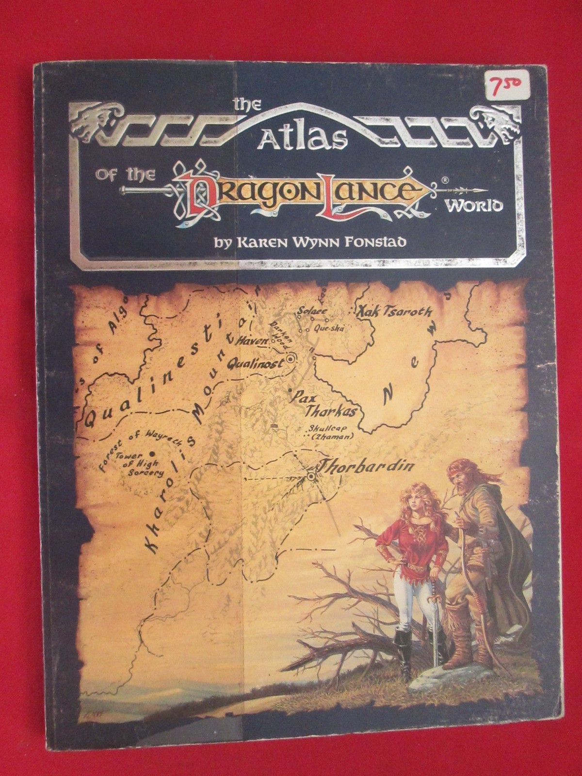 Dungeons & Dragons The Atlas Of The DragonLance World TSR 8448 1987