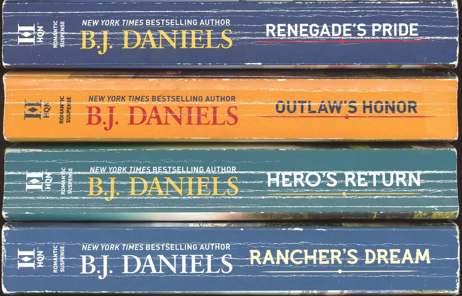 Montana Cahills Western Romance Lot of 4 Paperback by B.J. Daniels